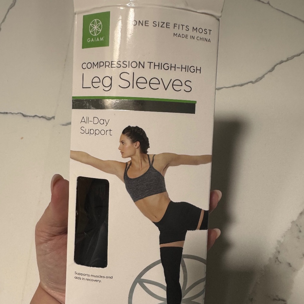 Gaiam compression leg sleeve